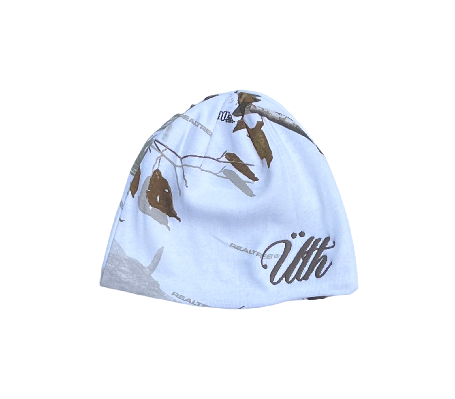 White Real Tree Beanie