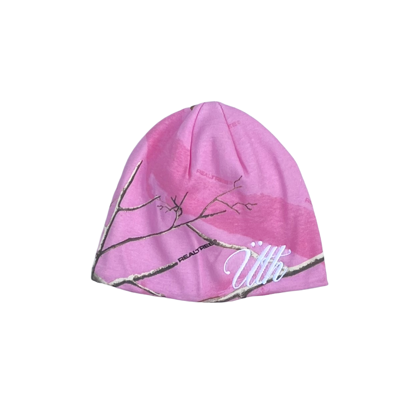 Pink Real Tree Beanie